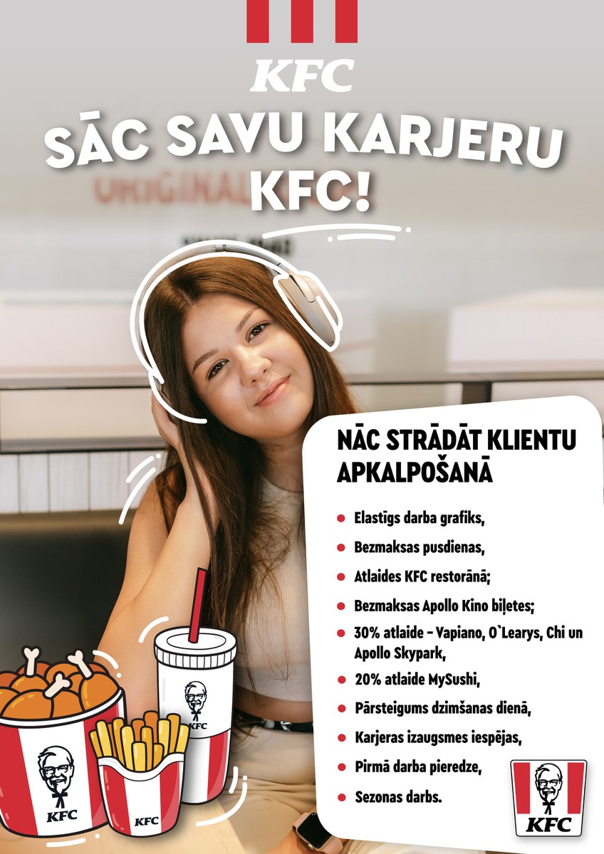 KFC  ( T/C Riga Plaza) - kasieris
